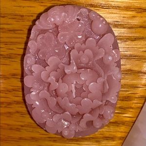 Rose Quartz gorgeous carved pendant